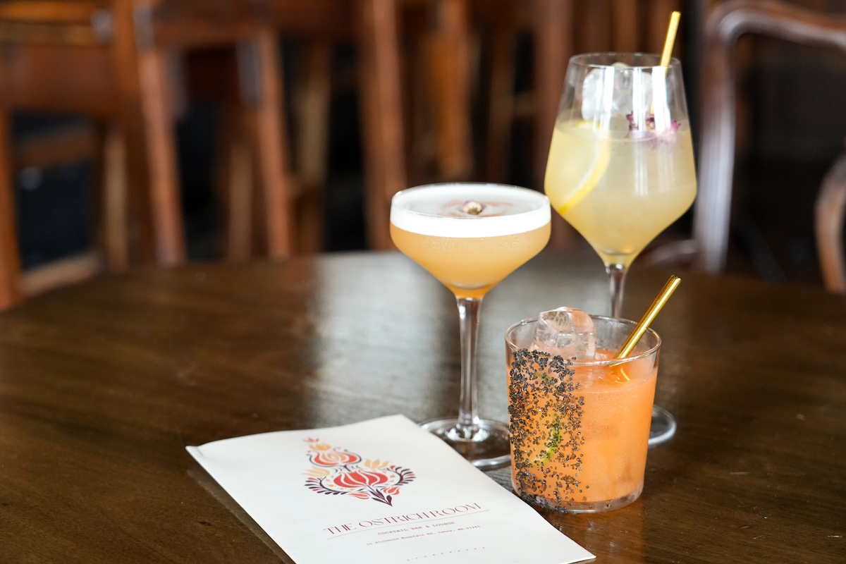 An assortment of Sean’s cocktails